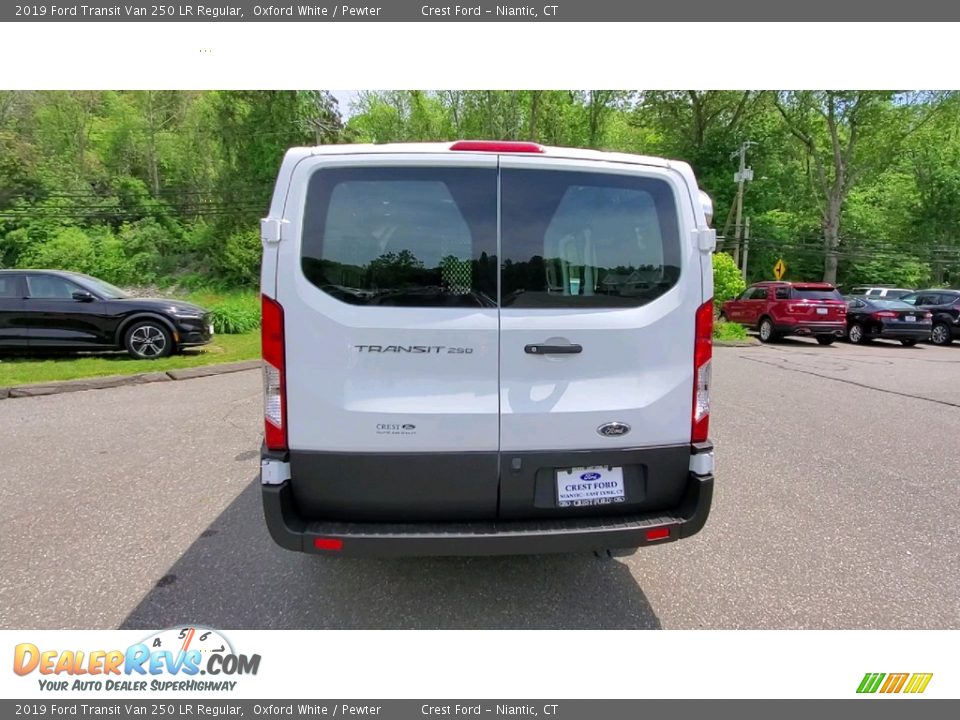 2019 Ford Transit Van 250 LR Regular Oxford White / Pewter Photo #6