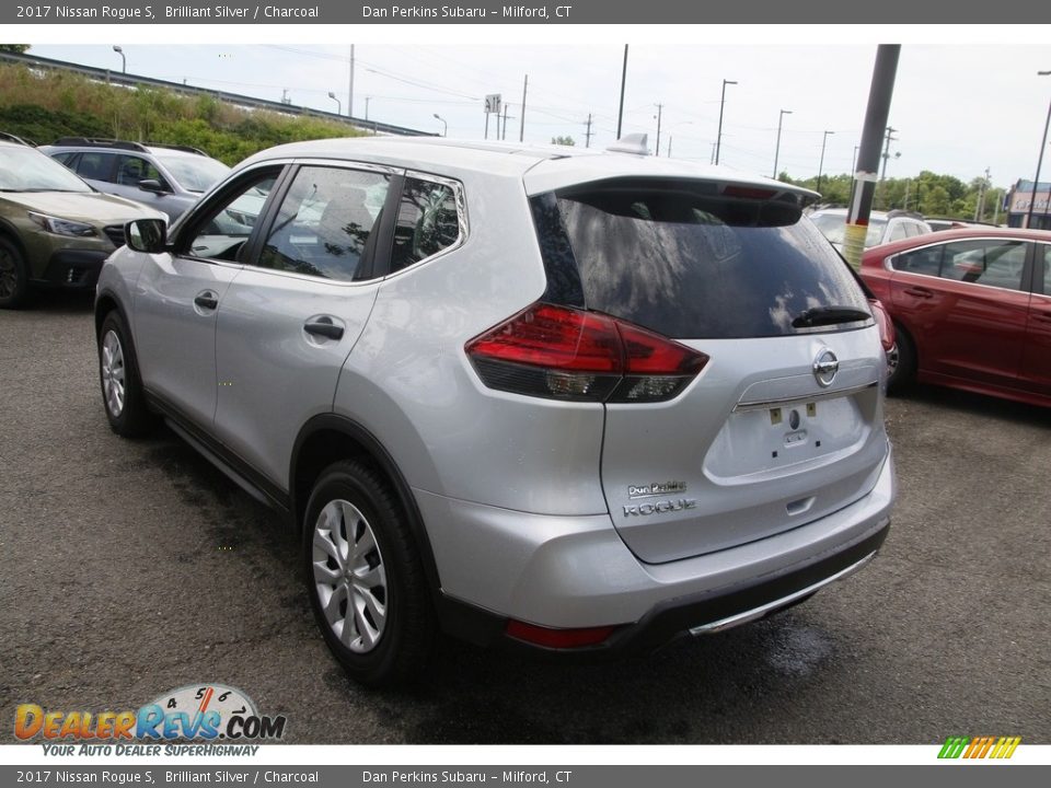 2017 Nissan Rogue S Brilliant Silver / Charcoal Photo #7