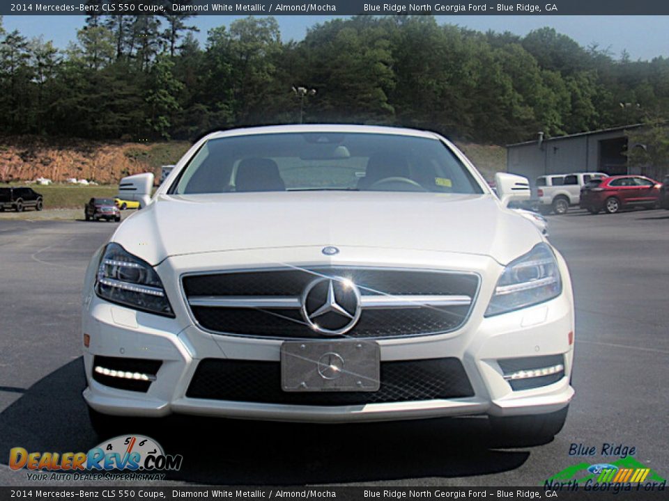 2014 Mercedes-Benz CLS 550 Coupe Diamond White Metallic / Almond/Mocha Photo #8