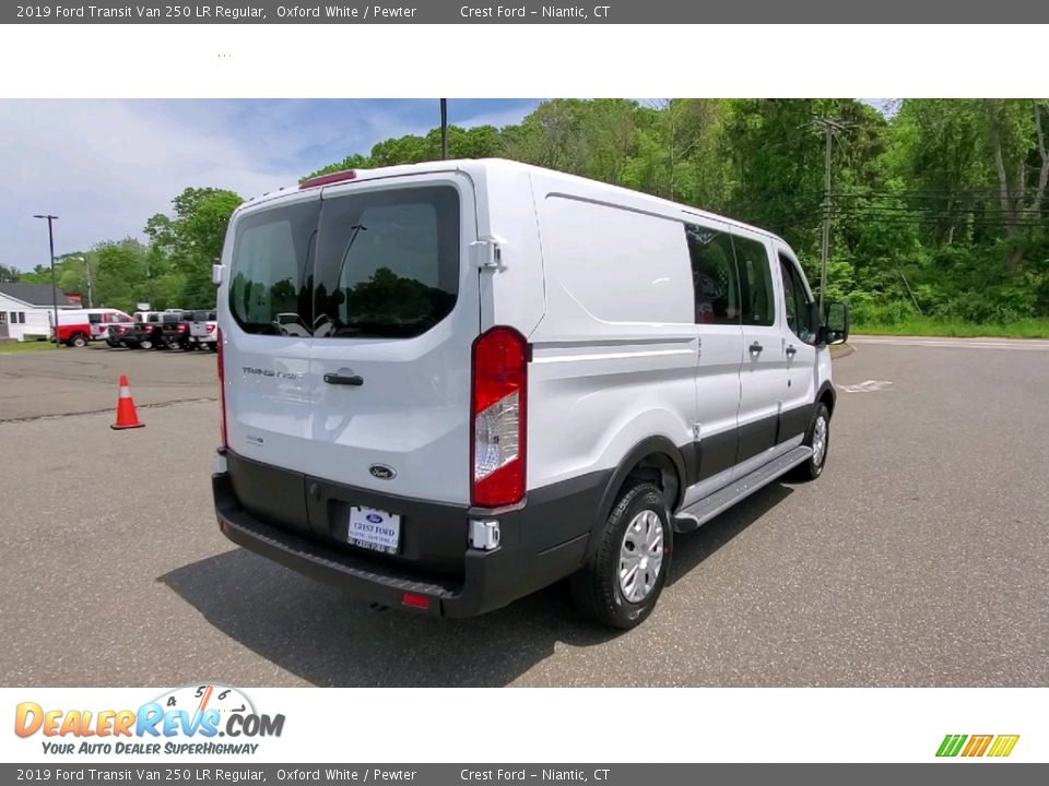 2019 Ford Transit Van 250 LR Regular Oxford White / Pewter Photo #7