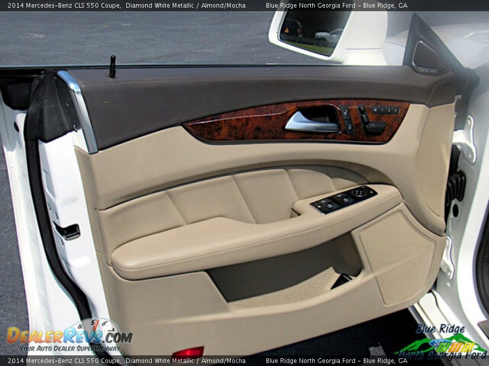 2014 Mercedes-Benz CLS 550 Coupe Diamond White Metallic / Almond/Mocha Photo #9