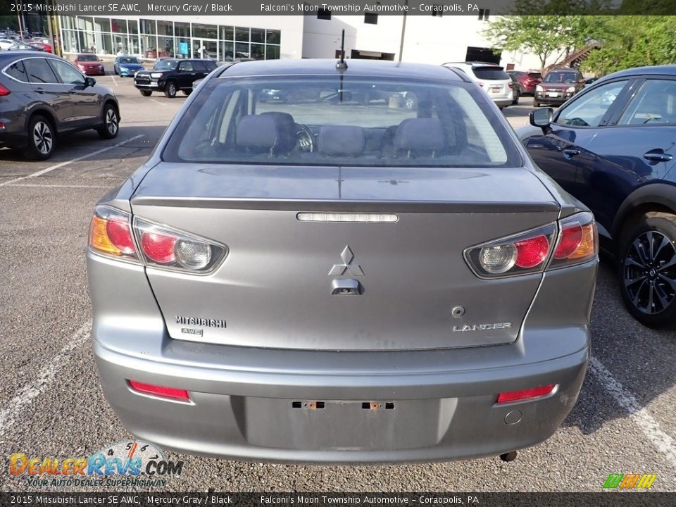 2015 Mitsubishi Lancer SE AWC Mercury Gray / Black Photo #3