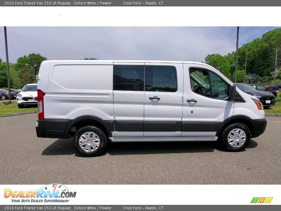 2019 Ford Transit Van 250 LR Regular Oxford White / Pewter Photo #8