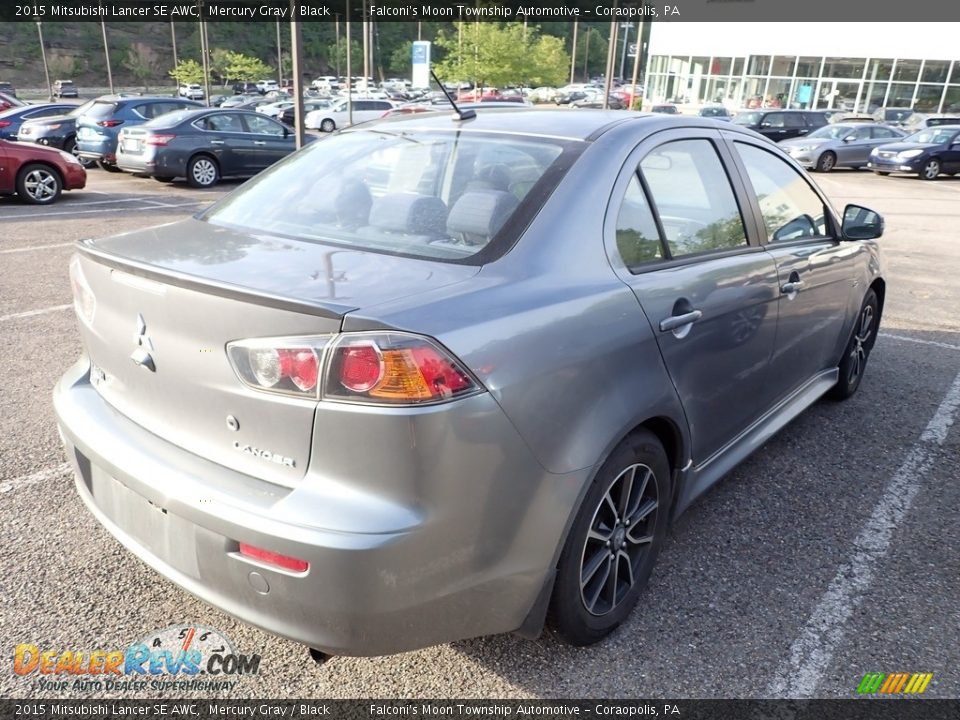 2015 Mitsubishi Lancer SE AWC Mercury Gray / Black Photo #4