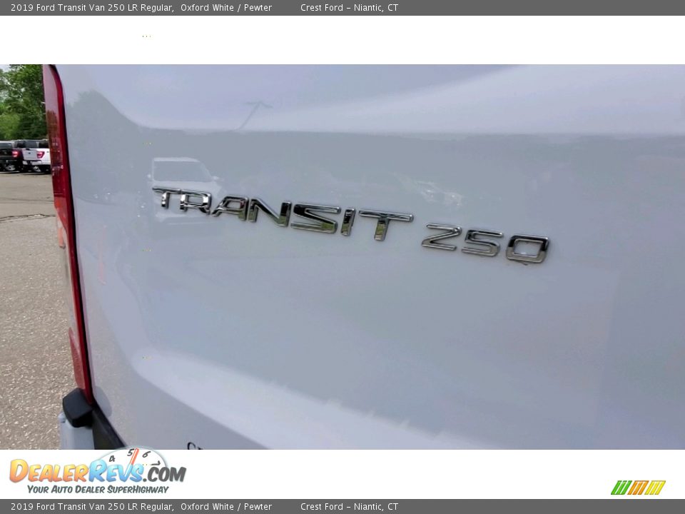 2019 Ford Transit Van 250 LR Regular Oxford White / Pewter Photo #9