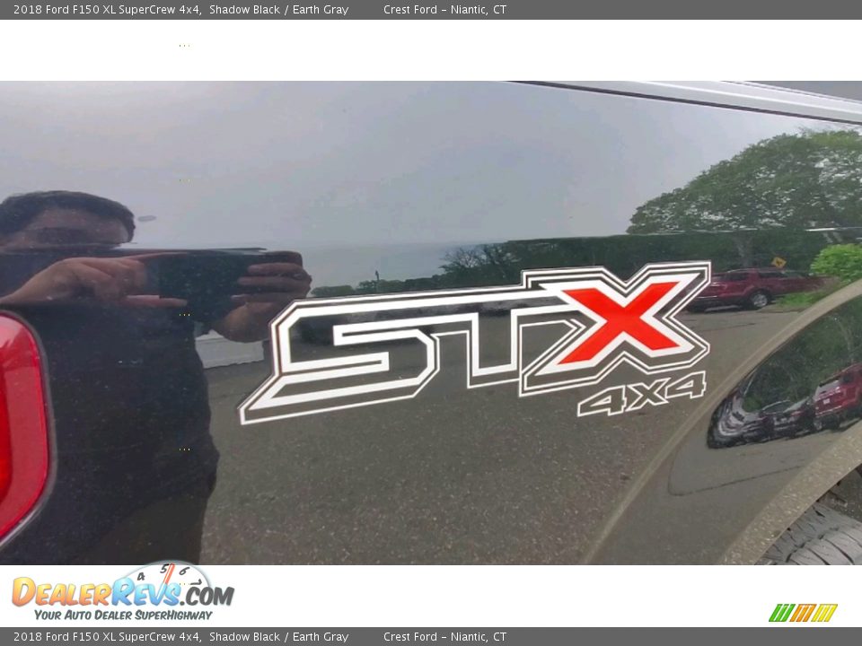 2018 Ford F150 XL SuperCrew 4x4 Shadow Black / Earth Gray Photo #9