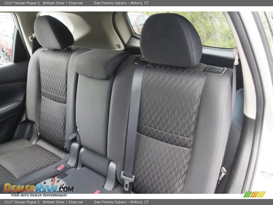 Rear Seat of 2017 Nissan Rogue S Photo #12