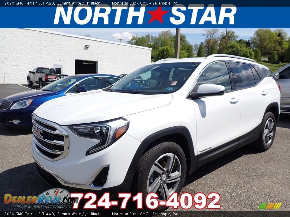 2020 GMC Terrain SLT AWD Summit White / Jet Black Photo #1