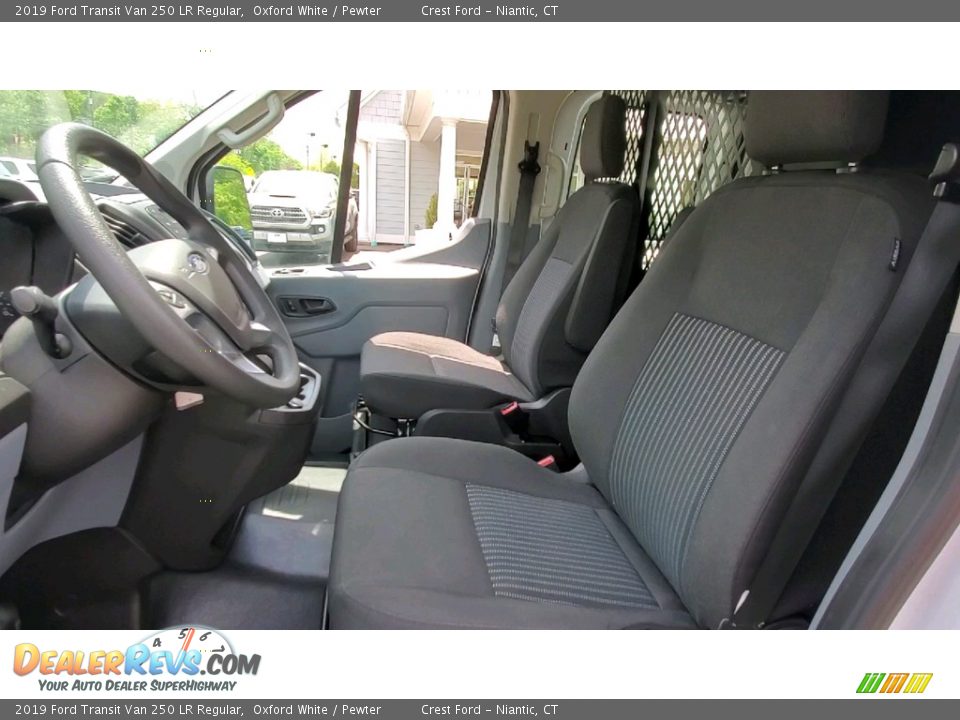 2019 Ford Transit Van 250 LR Regular Oxford White / Pewter Photo #11