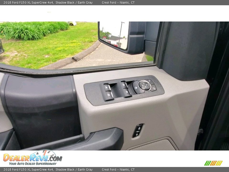 2018 Ford F150 XL SuperCrew 4x4 Shadow Black / Earth Gray Photo #12