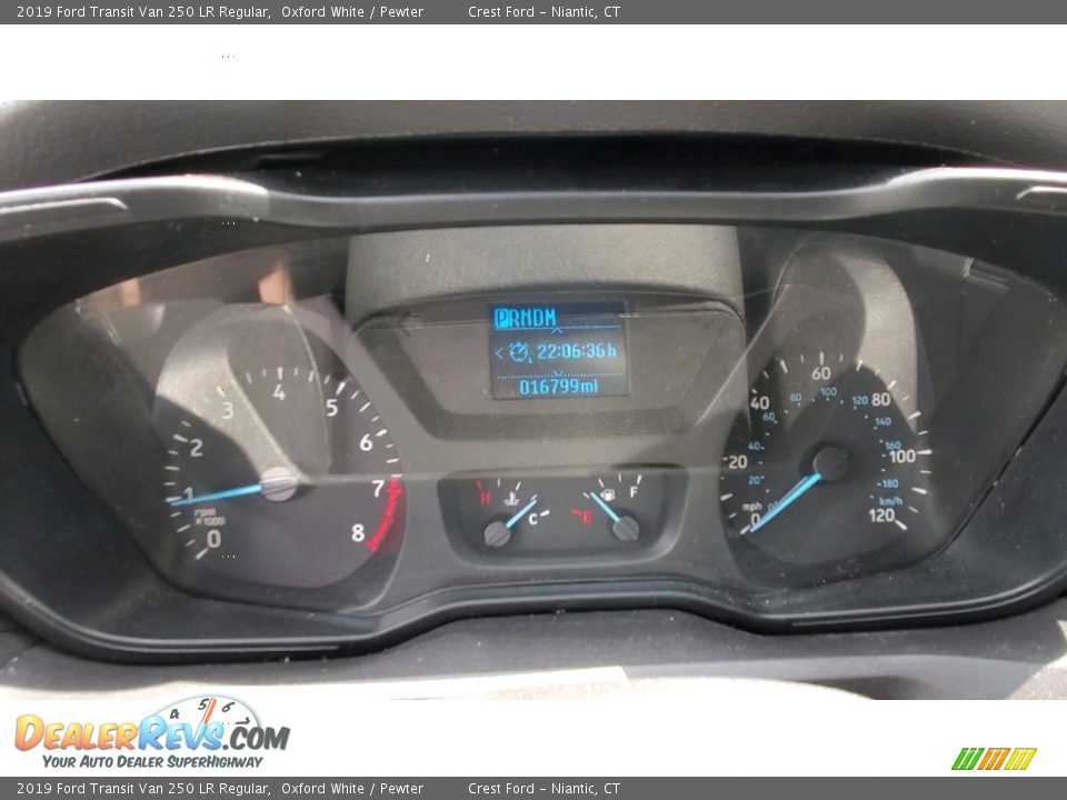 2019 Ford Transit Van 250 LR Regular Oxford White / Pewter Photo #13