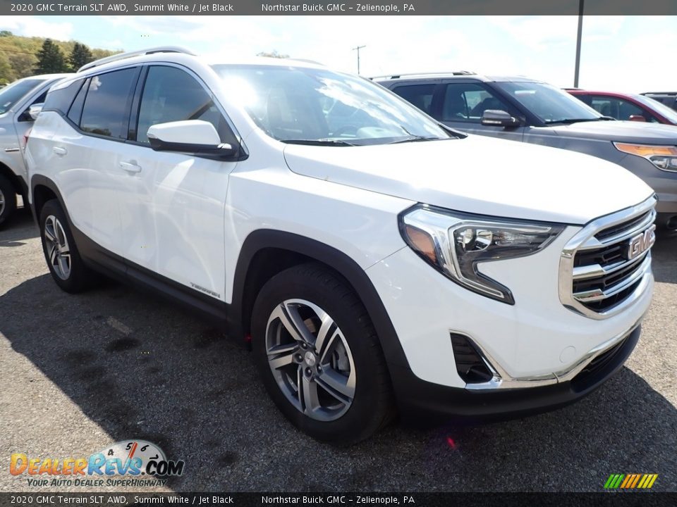 2020 GMC Terrain SLT AWD Summit White / Jet Black Photo #4