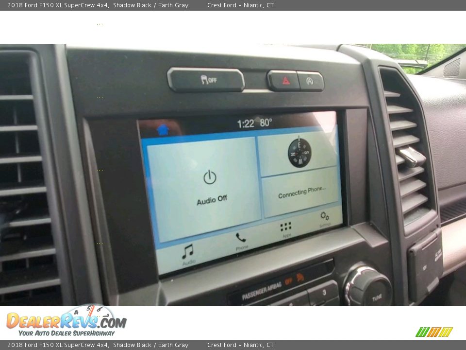 2018 Ford F150 XL SuperCrew 4x4 Shadow Black / Earth Gray Photo #14