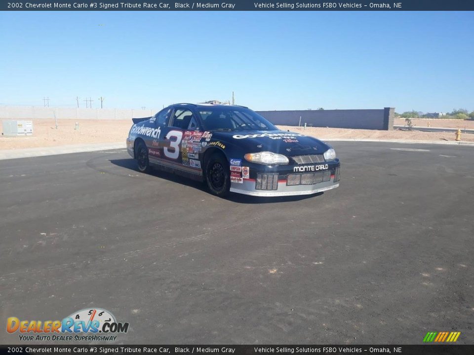 2002 Chevrolet Monte Carlo #3 Signed Tribute Race Car Black / Medium Gray Photo #17