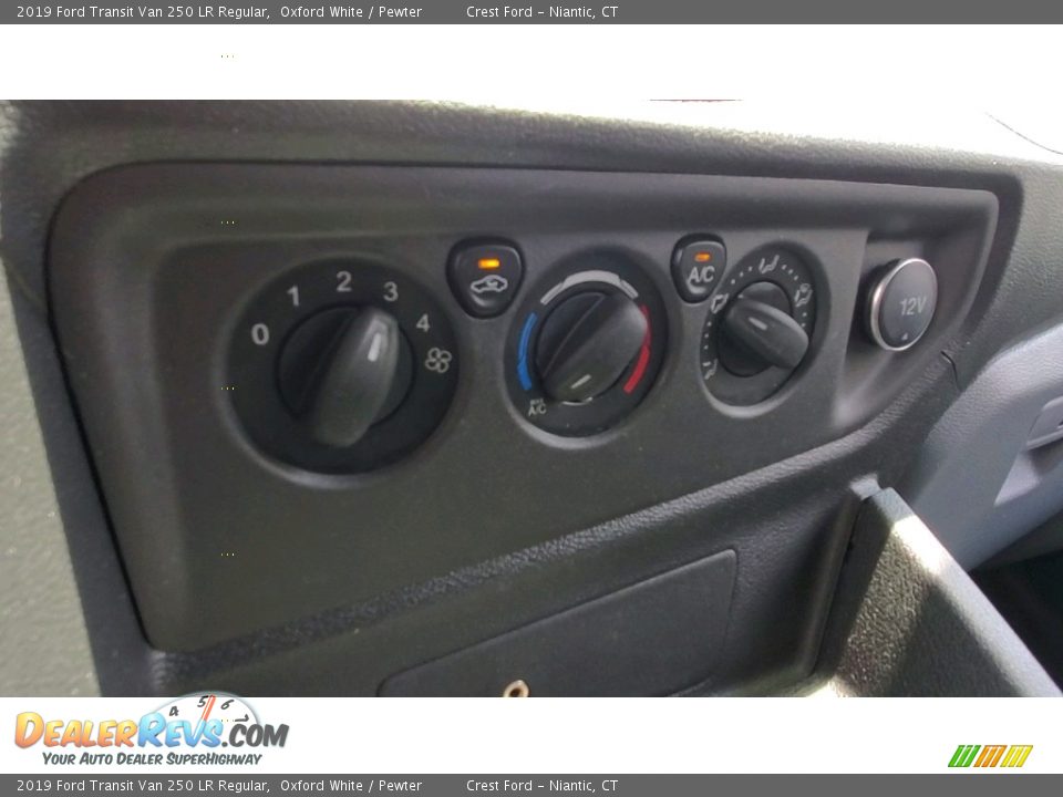 2019 Ford Transit Van 250 LR Regular Oxford White / Pewter Photo #15