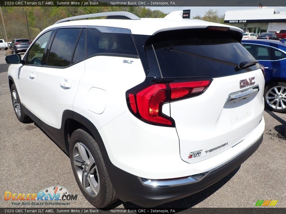 2020 GMC Terrain SLT AWD Summit White / Jet Black Photo #6