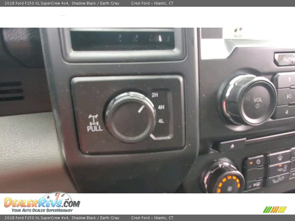 2018 Ford F150 XL SuperCrew 4x4 Shadow Black / Earth Gray Photo #16
