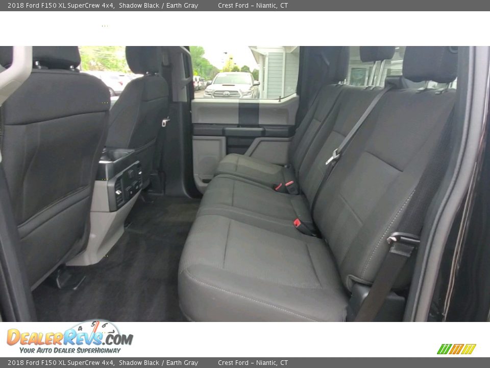 2018 Ford F150 XL SuperCrew 4x4 Shadow Black / Earth Gray Photo #17