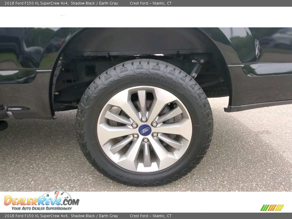 2018 Ford F150 XL SuperCrew 4x4 Shadow Black / Earth Gray Photo #19