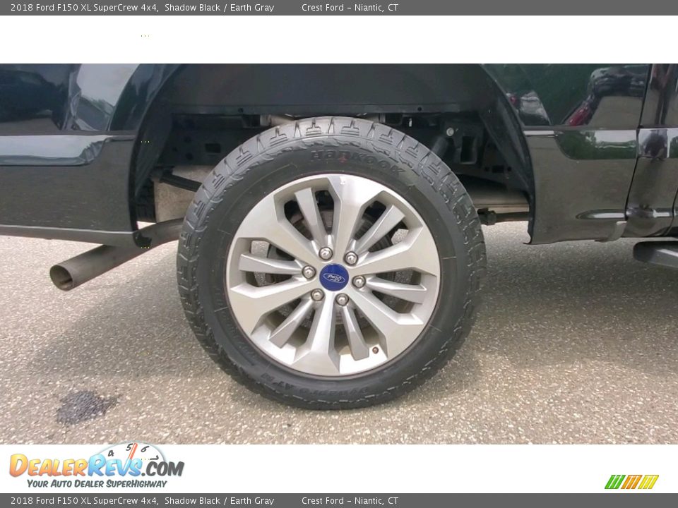 2018 Ford F150 XL SuperCrew 4x4 Shadow Black / Earth Gray Photo #21