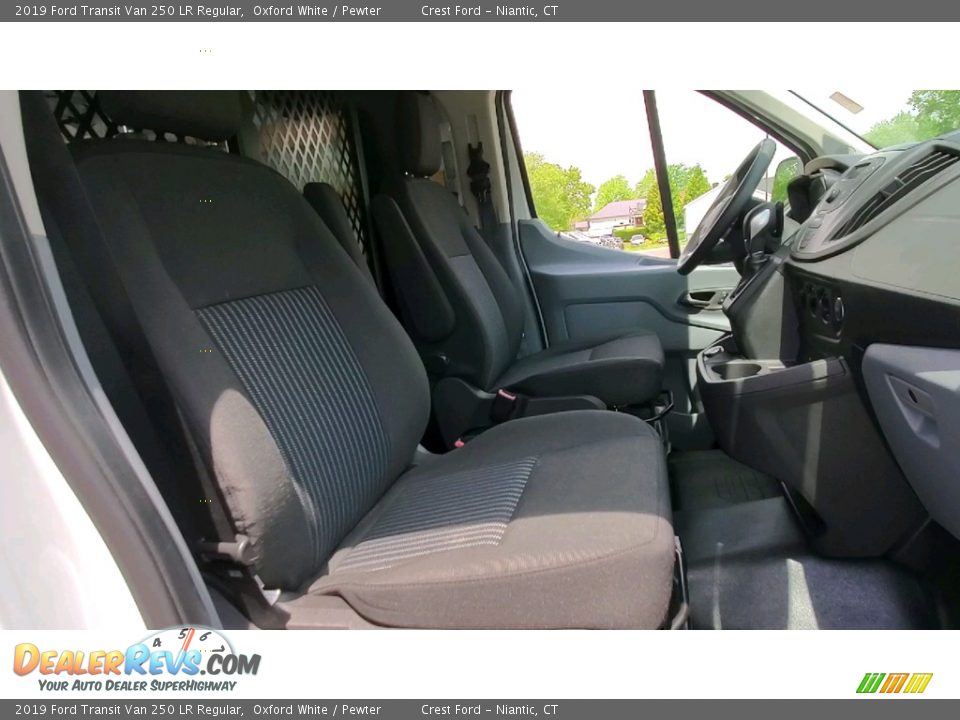 2019 Ford Transit Van 250 LR Regular Oxford White / Pewter Photo #21
