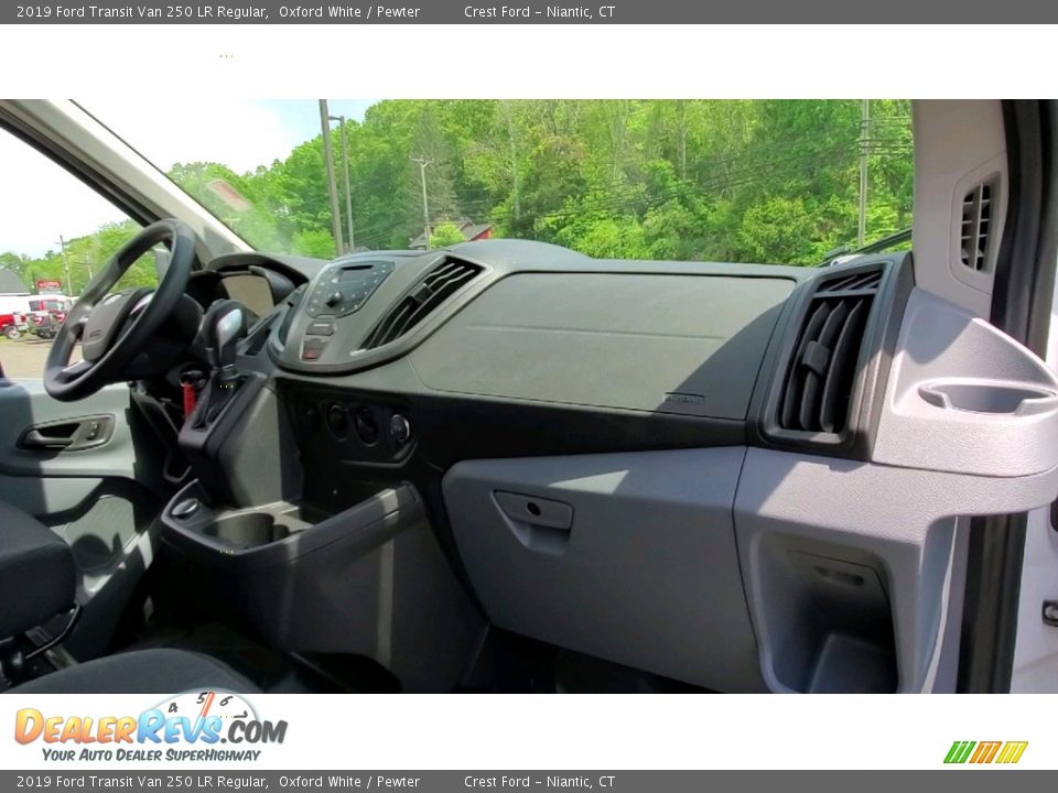 2019 Ford Transit Van 250 LR Regular Oxford White / Pewter Photo #22