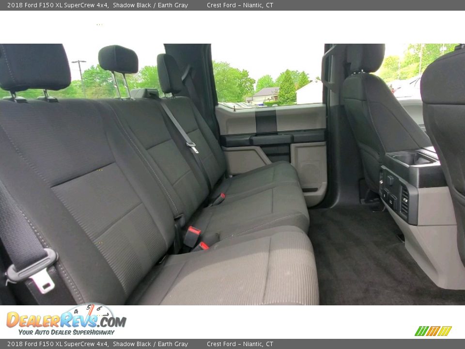 2018 Ford F150 XL SuperCrew 4x4 Shadow Black / Earth Gray Photo #22