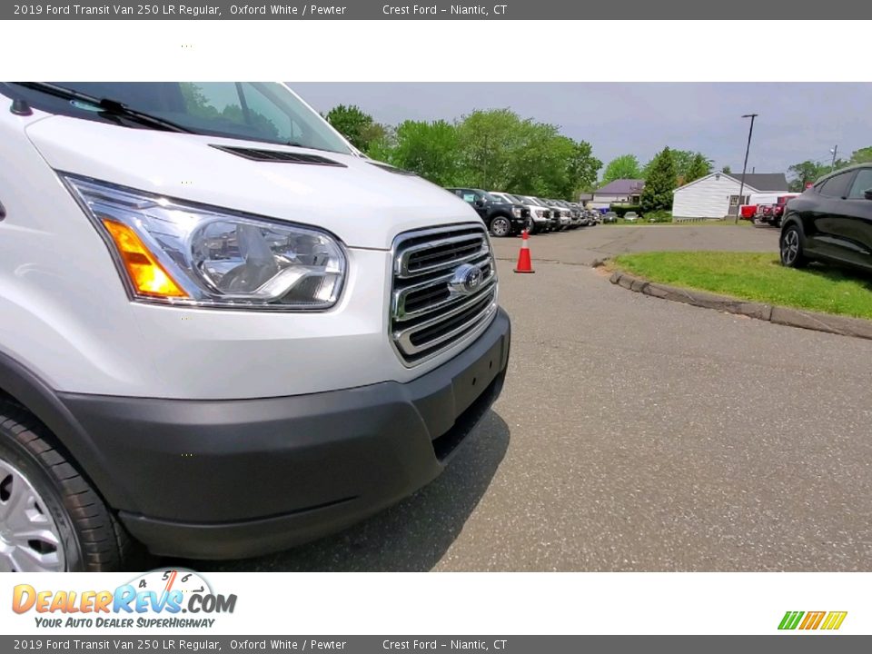 2019 Ford Transit Van 250 LR Regular Oxford White / Pewter Photo #24