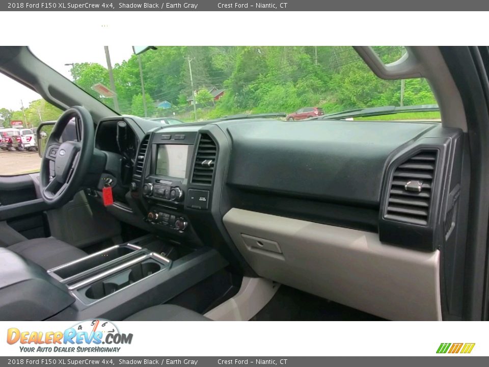 2018 Ford F150 XL SuperCrew 4x4 Shadow Black / Earth Gray Photo #24