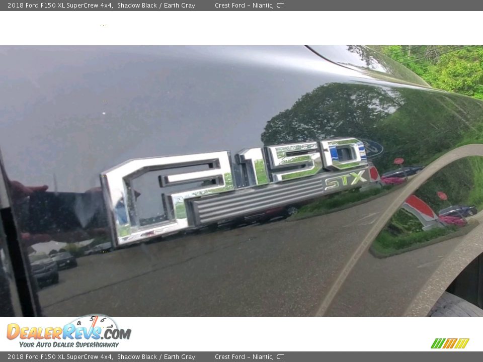 2018 Ford F150 XL SuperCrew 4x4 Shadow Black / Earth Gray Photo #25