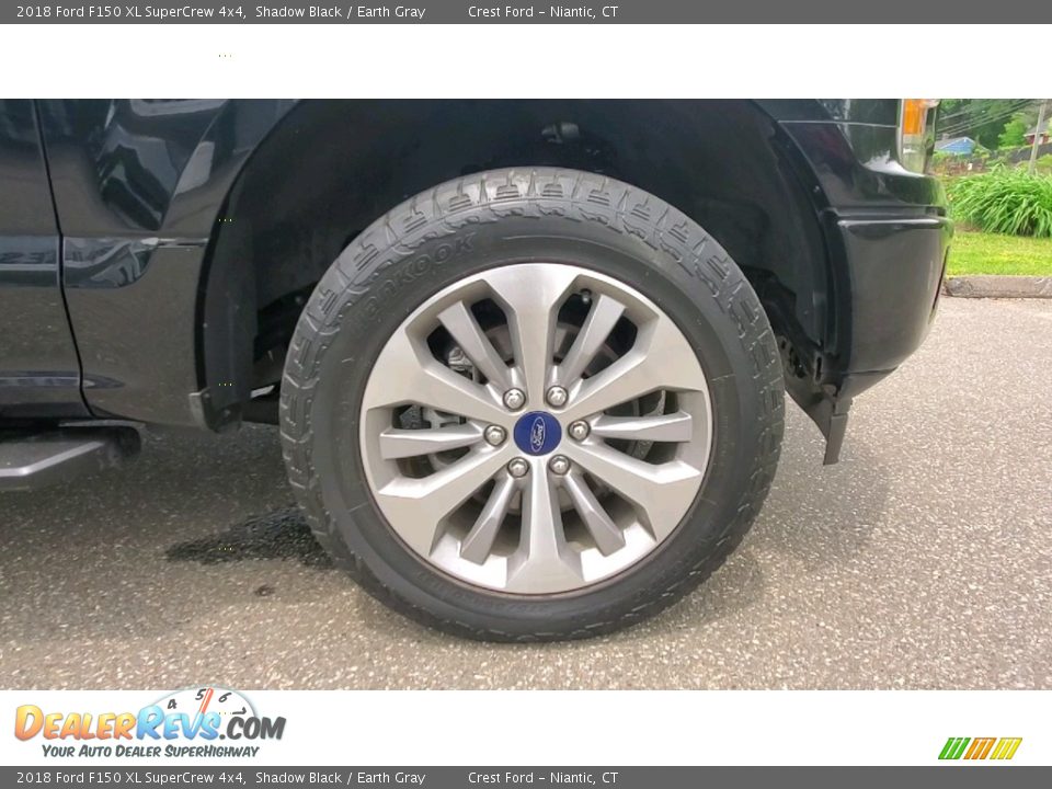 2018 Ford F150 XL SuperCrew 4x4 Shadow Black / Earth Gray Photo #26