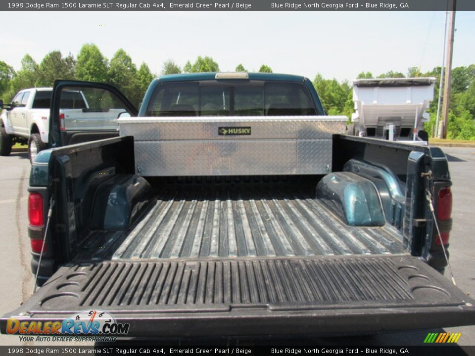 1998 Dodge Ram 1500 Laramie SLT Regular Cab 4x4 Emerald Green Pearl / Beige Photo #10