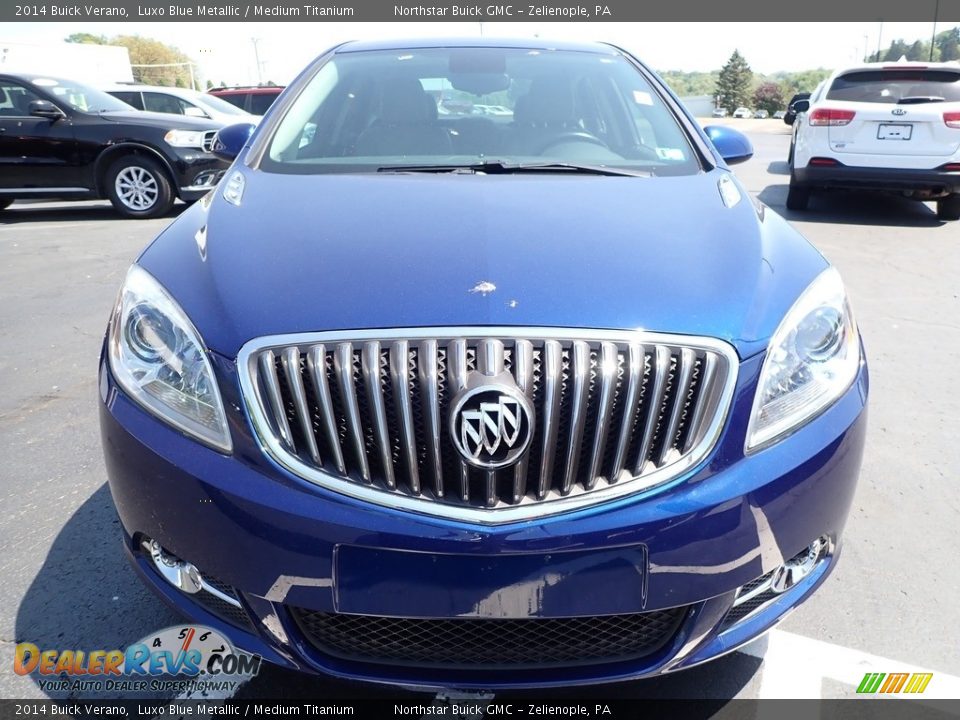 2014 Buick Verano Luxo Blue Metallic / Medium Titanium Photo #3