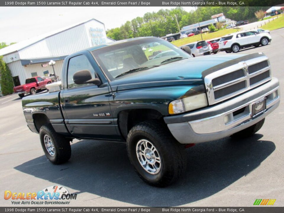 Emerald Green Pearl 1998 Dodge Ram 1500 Laramie SLT Regular Cab 4x4 Photo #18