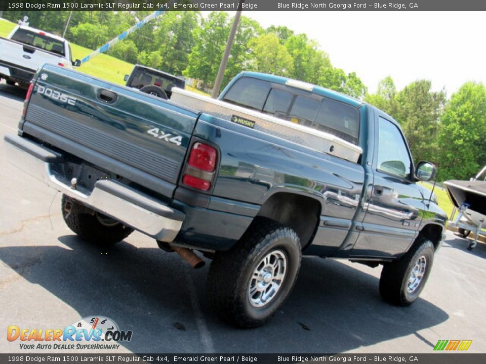 Emerald Green Pearl 1998 Dodge Ram 1500 Laramie SLT Regular Cab 4x4 Photo #19