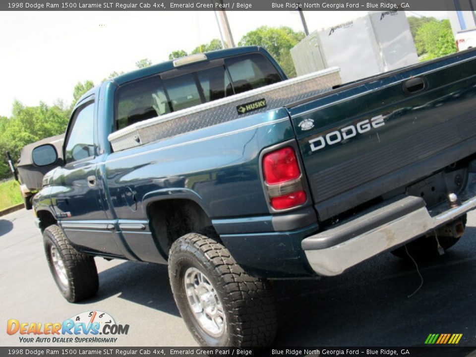 Emerald Green Pearl 1998 Dodge Ram 1500 Laramie SLT Regular Cab 4x4 Photo #20