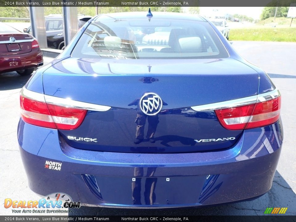 2014 Buick Verano Luxo Blue Metallic / Medium Titanium Photo #10