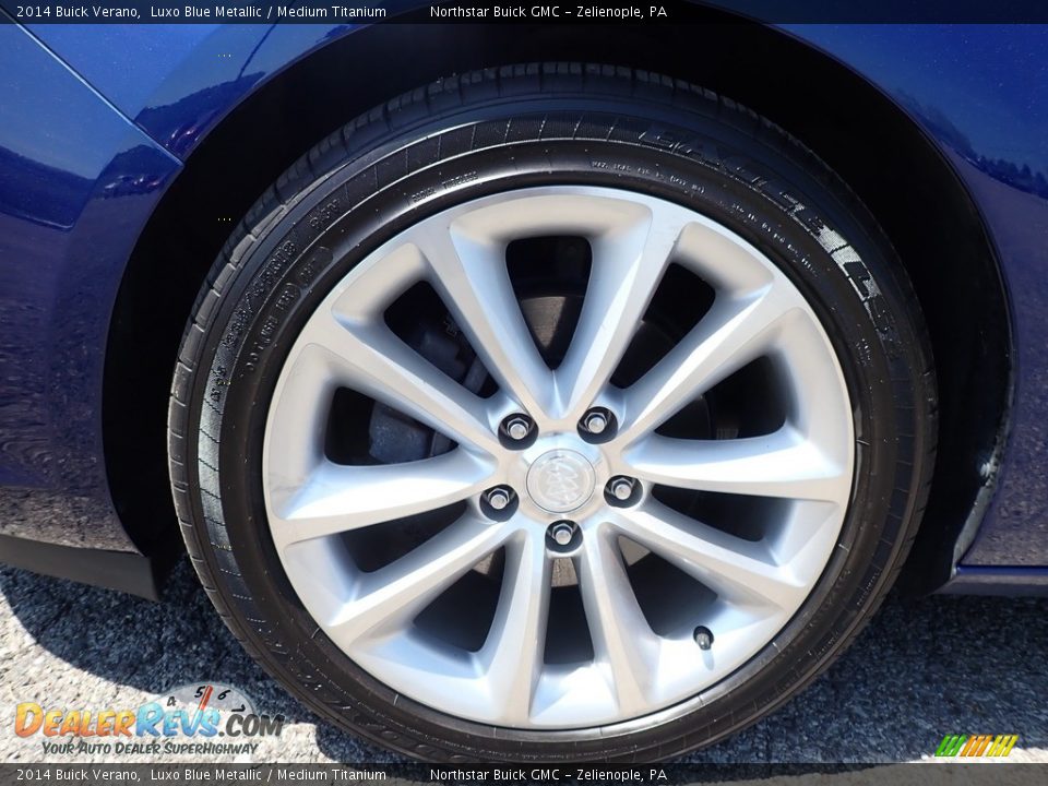 2014 Buick Verano Luxo Blue Metallic / Medium Titanium Photo #14