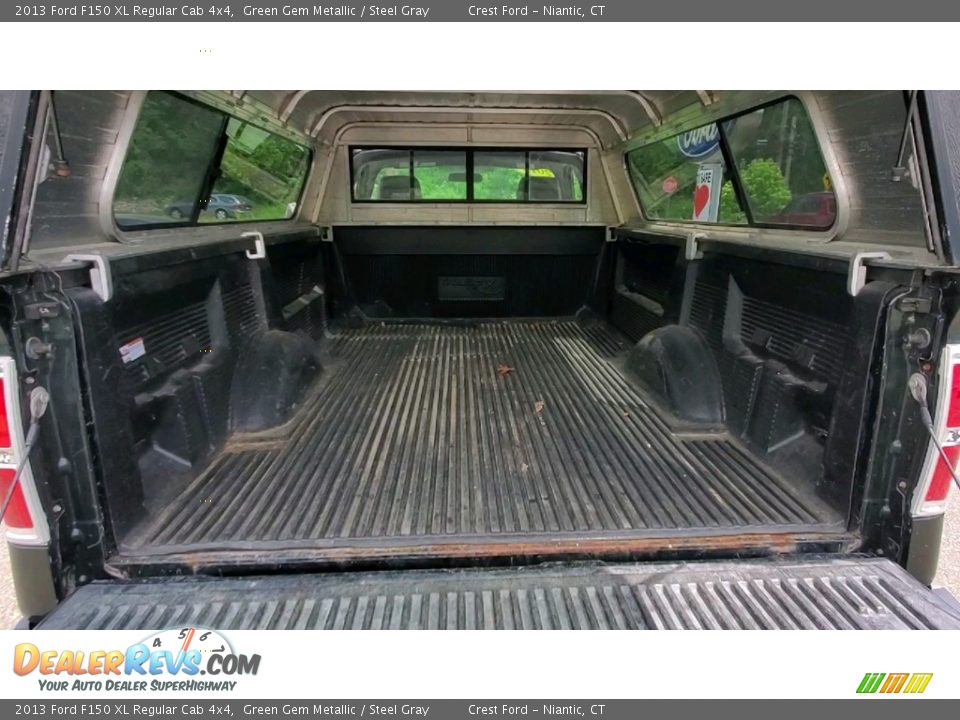 2013 Ford F150 XL Regular Cab 4x4 Green Gem Metallic / Steel Gray Photo #19