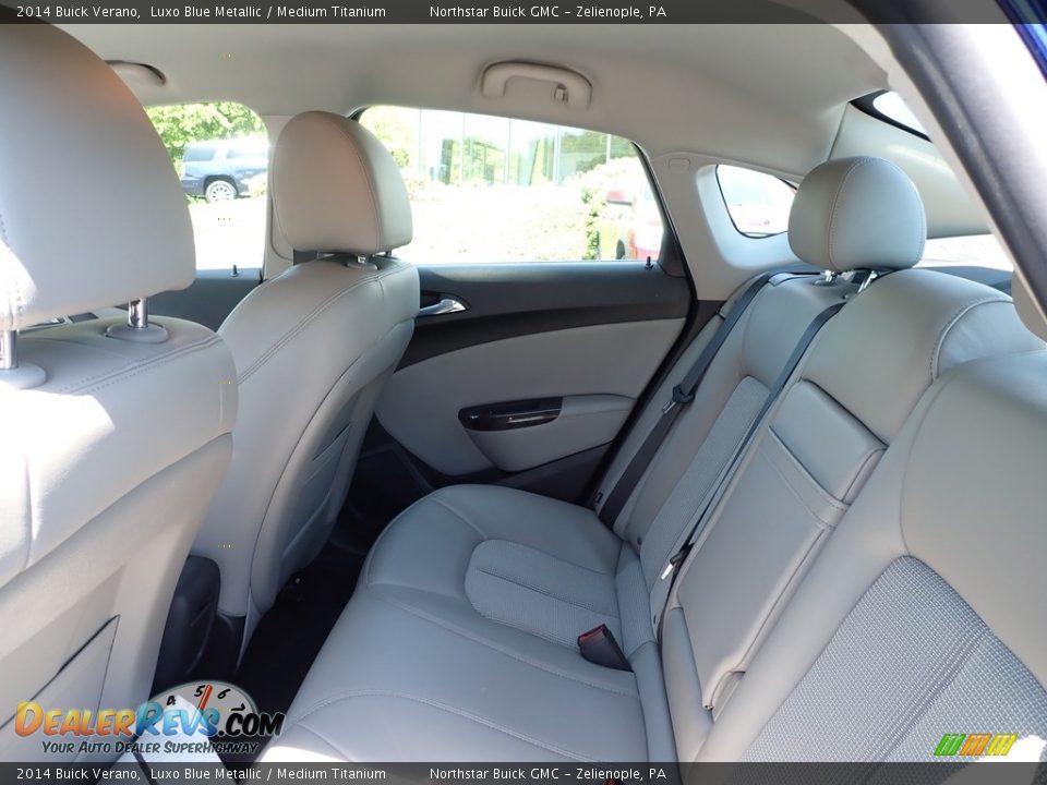 2014 Buick Verano Luxo Blue Metallic / Medium Titanium Photo #17