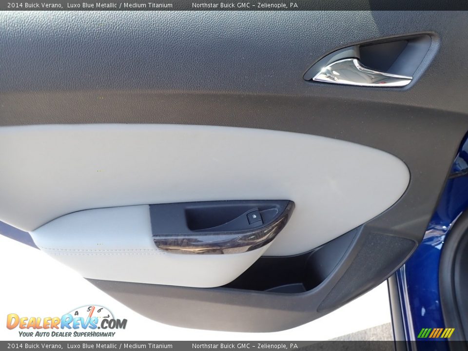 2014 Buick Verano Luxo Blue Metallic / Medium Titanium Photo #19