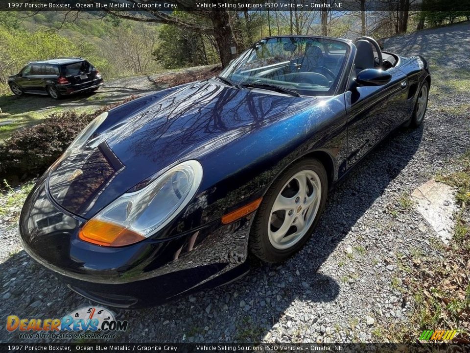 1997 Porsche Boxster Ocean Blue Metallic / Graphite Grey Photo #1