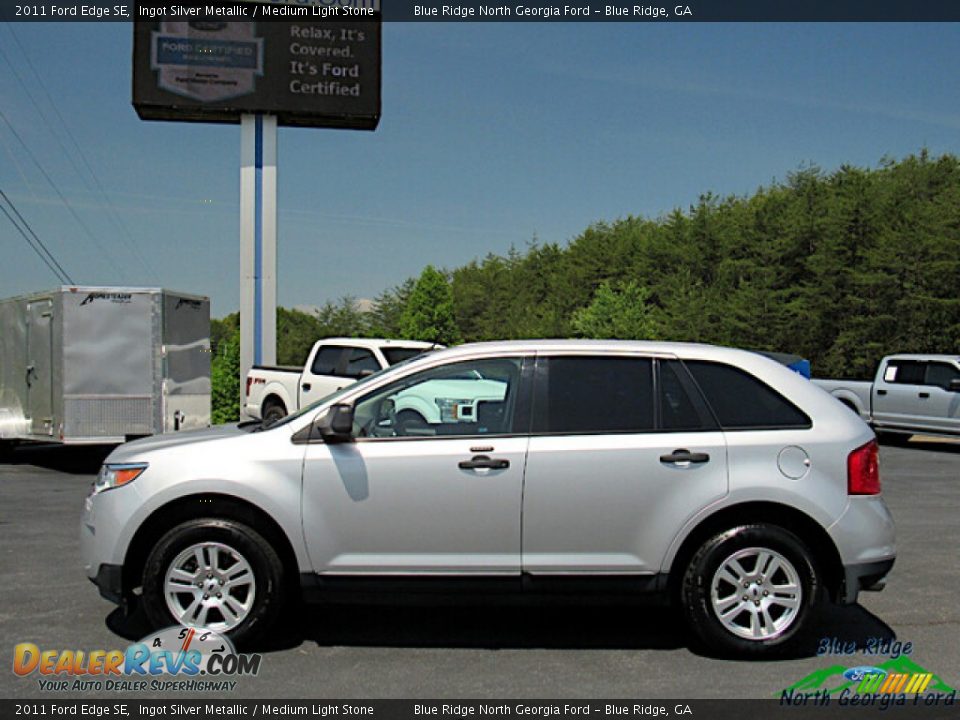 2011 Ford Edge SE Ingot Silver Metallic / Medium Light Stone Photo #2