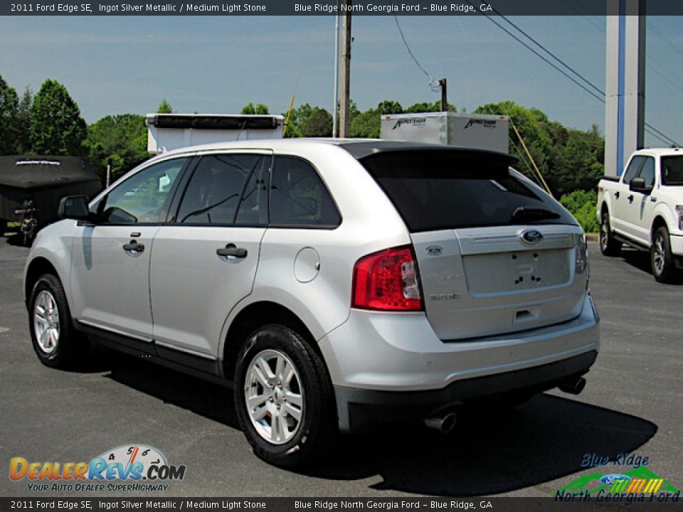 2011 Ford Edge SE Ingot Silver Metallic / Medium Light Stone Photo #3