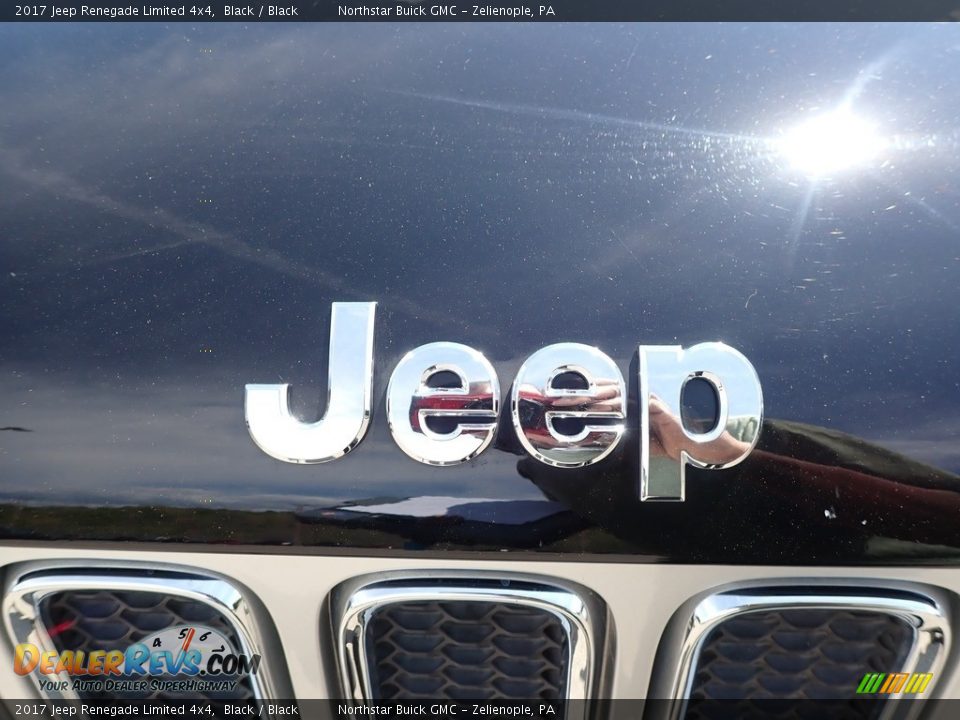 2017 Jeep Renegade Limited 4x4 Black / Black Photo #3