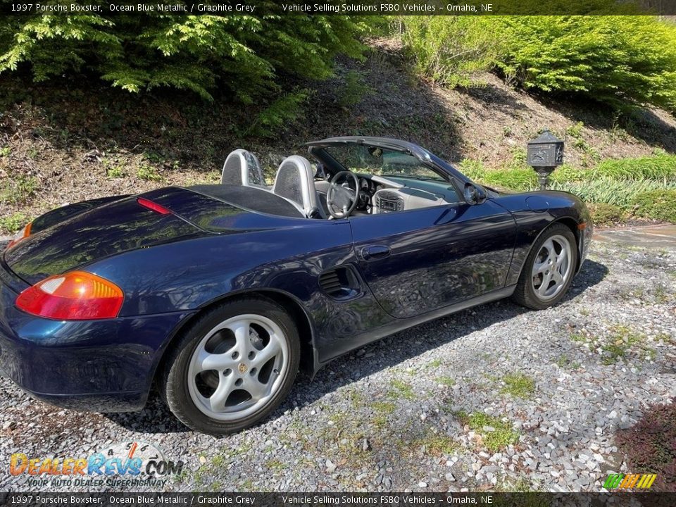 1997 Porsche Boxster Ocean Blue Metallic / Graphite Grey Photo #3