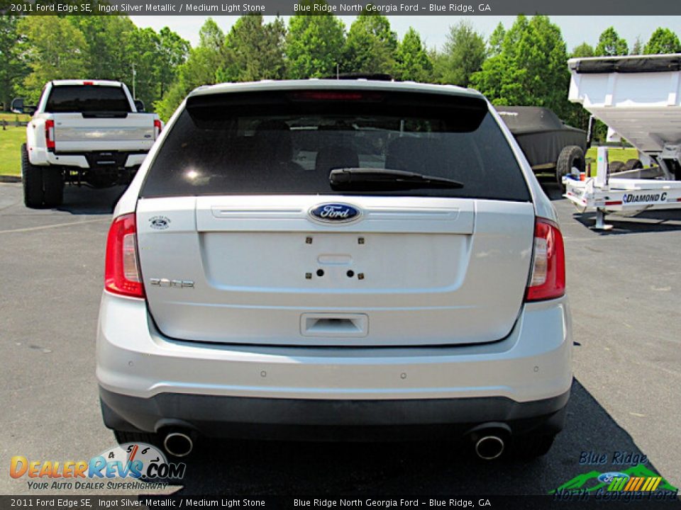 2011 Ford Edge SE Ingot Silver Metallic / Medium Light Stone Photo #4