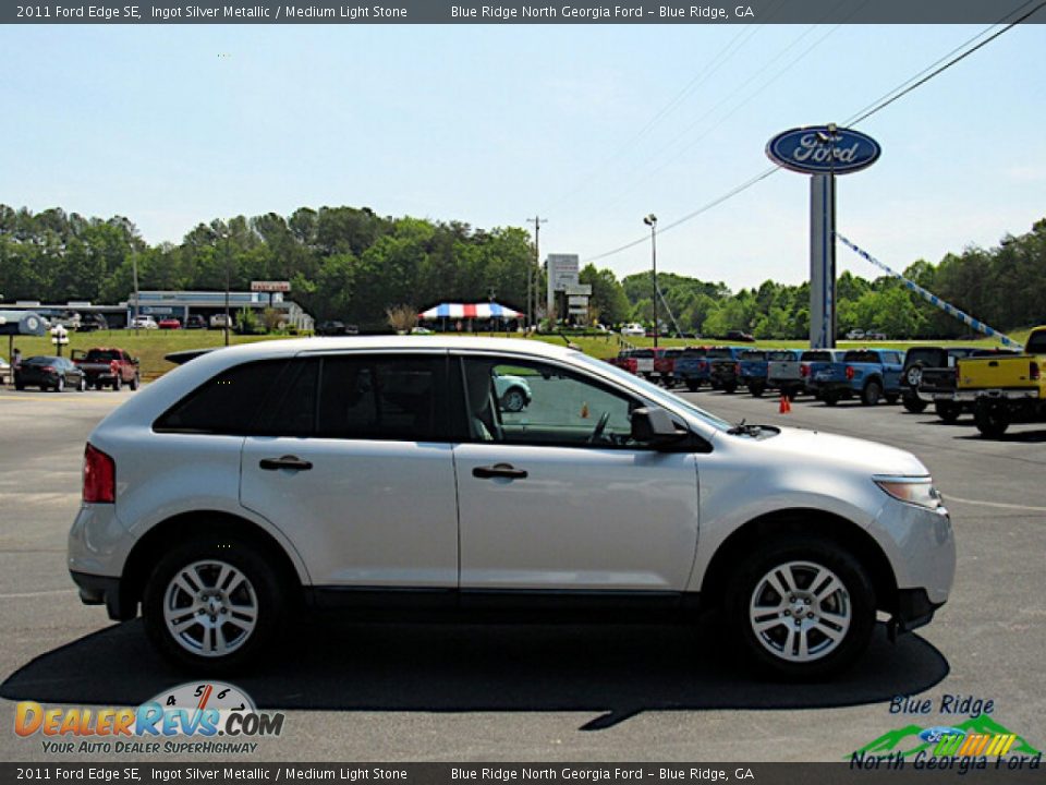 2011 Ford Edge SE Ingot Silver Metallic / Medium Light Stone Photo #6