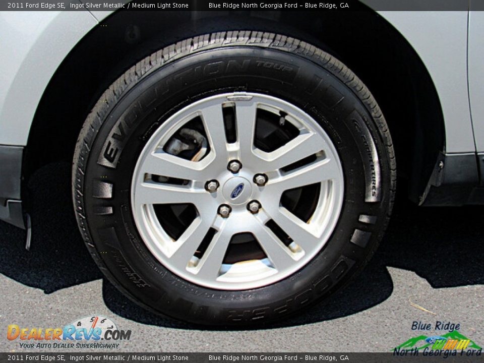 2011 Ford Edge SE Ingot Silver Metallic / Medium Light Stone Photo #9