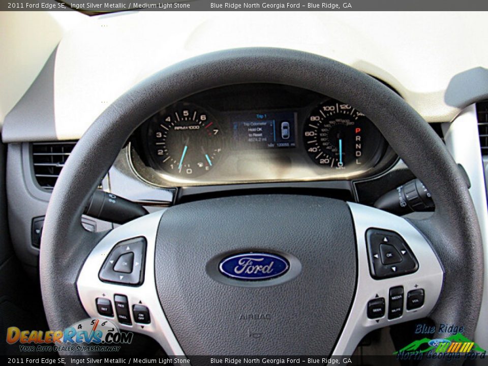 2011 Ford Edge SE Ingot Silver Metallic / Medium Light Stone Photo #17